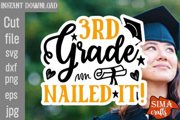 3rd Grade Nailed It SVG Cut File Review