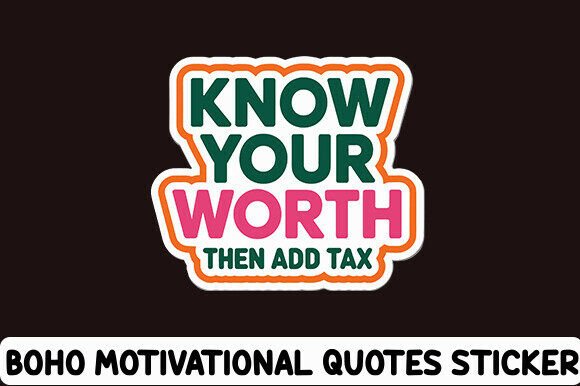 Boho Motivational Stickers Design Review