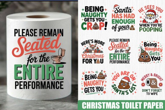 Christmas Toilet Paper Svg Bundle.09 Des