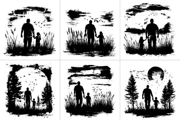 Fathers Day Silhouette Svg Vector Review