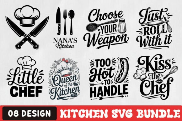 Free Kitchen Svg Bundle,08 Design Review