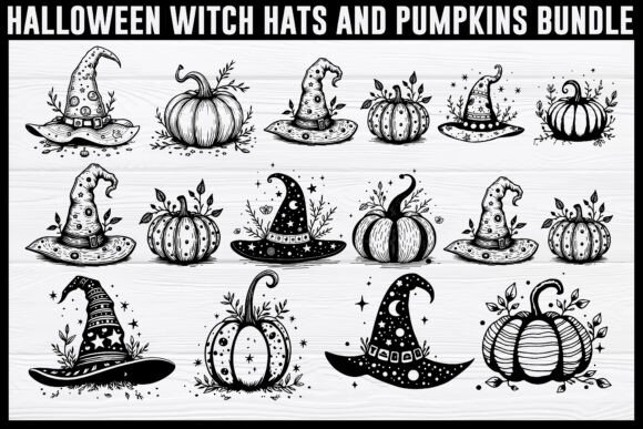Halloween Witch Hats and Pumpkins Bundle Review