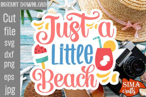 Just a Little Beach SVG Cut File Review