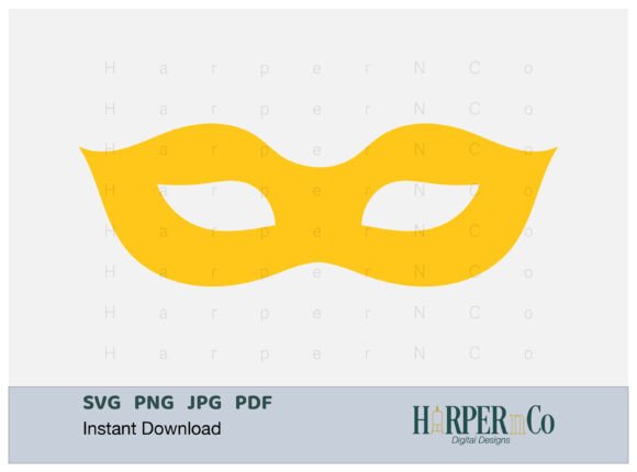 Mardi Gras Mask SVG, PNG, Cut File 7 Review