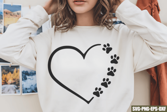 Paws Love, Valentine Svg File Review