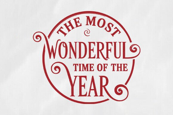Reviewing Christmas Round Sign Svg Design