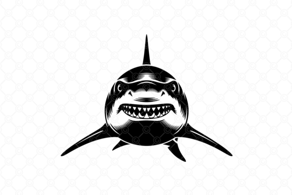 Shark SVG, Shark Silhouette Clipart, 007 Review