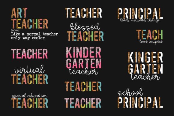 Teacher Half Leopard SVG Sublimation Review
